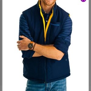 Southern Tide reversible vest men’s small